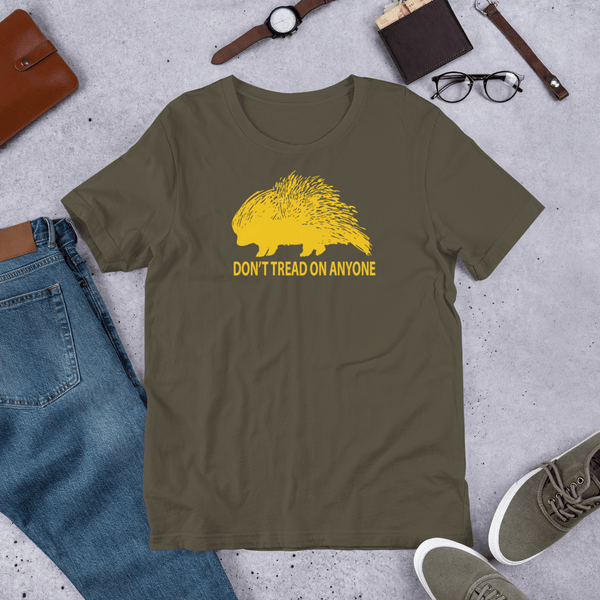 Don't Tread on Anyone Slim-Fit T-Shirt - Proud Libertarian - Proud Libertarian