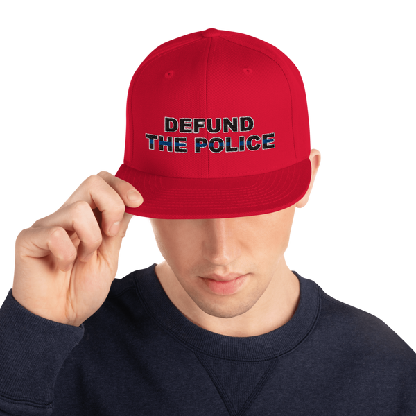 Defund the Police Snapback Hat - Proud Libertarian - Proud Libertarian