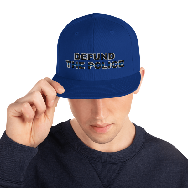 Defund the Police Snapback Hat - Proud Libertarian - Proud Libertarian