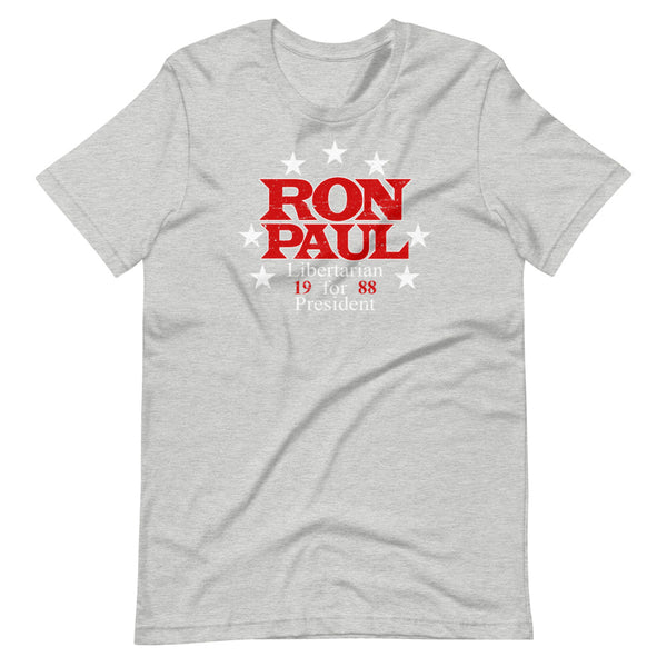 Ron Paul for President Short-Sleeve Unisex T-Shirt - Proud Libertarian - Libertarian Frontier