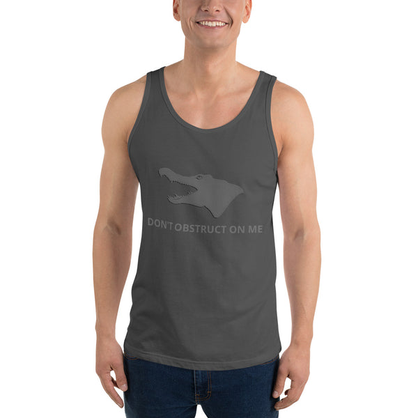 Don't Obstruct on Me Unisex Tank Top - Proud Libertarian