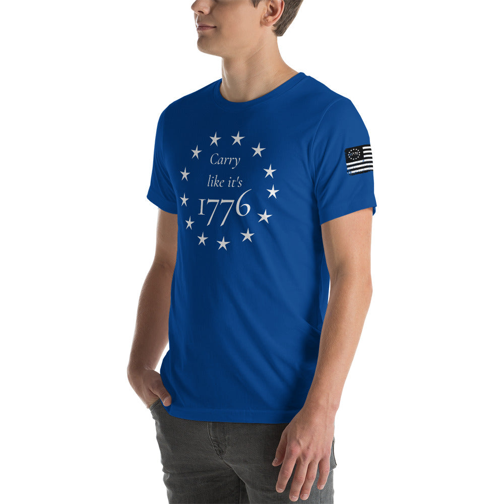 Carry like it's 1776 Short-Sleeve Unisex T-Shirt - Proud Libertarian - Proud Libertarian