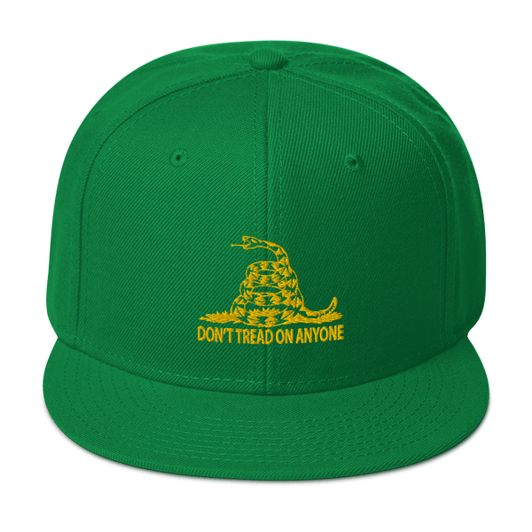 Don't Tread on Anyone Snapback Hat - Proud Libertarian - Proud Libertarian