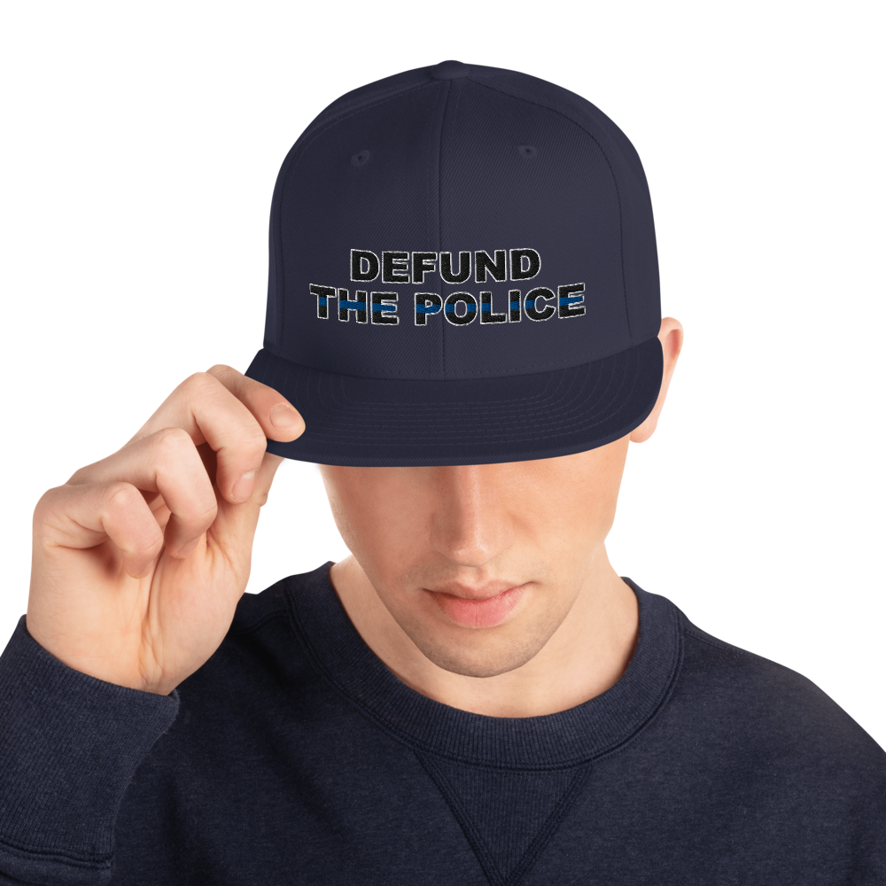 Defund the Police Snapback Hat - Proud Libertarian - Proud Libertarian