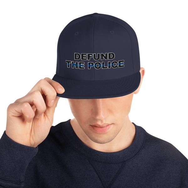 Defund the Police Snapback Hat - Proud Libertarian - Proud Libertarian