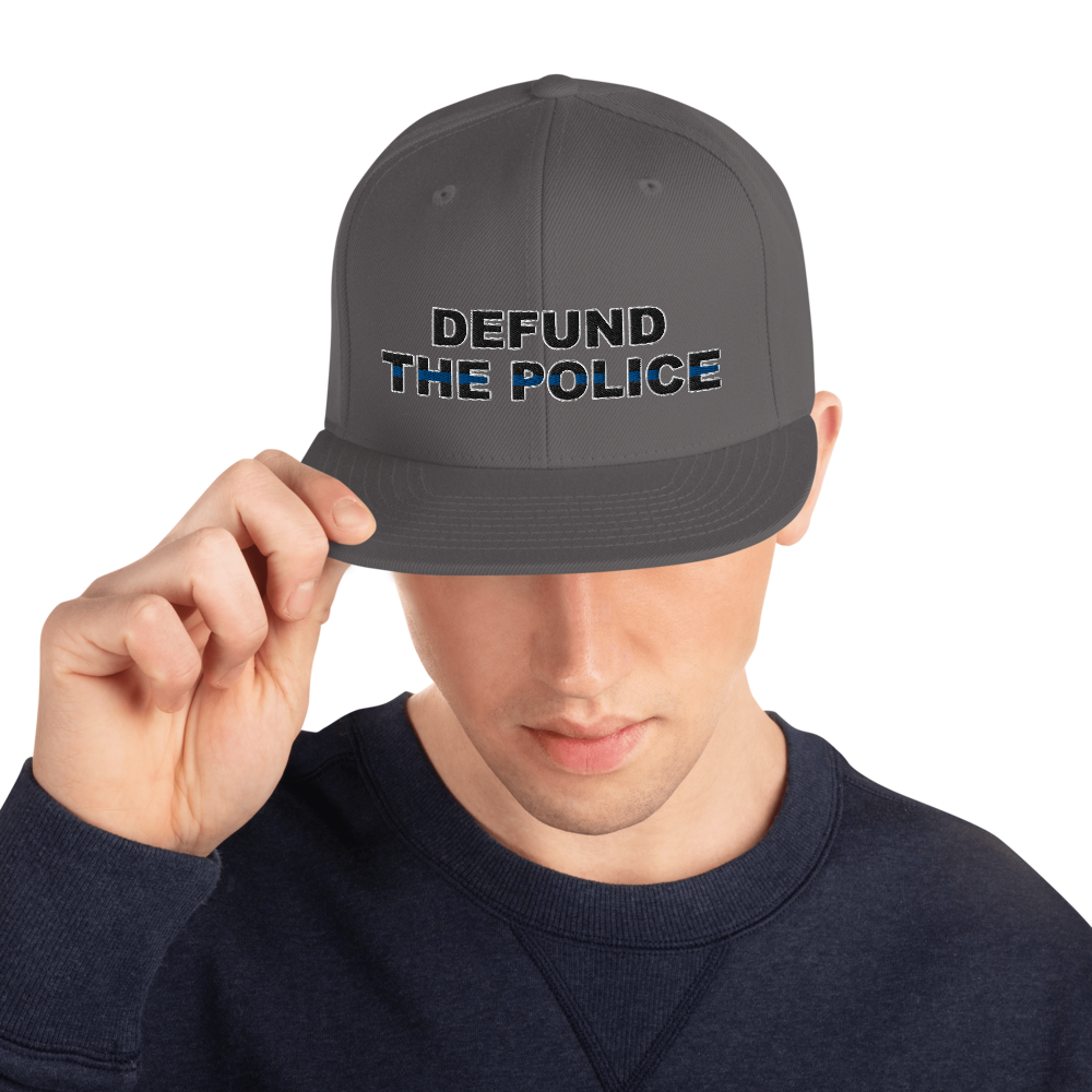 Defund the Police Snapback Hat - Proud Libertarian - Proud Libertarian