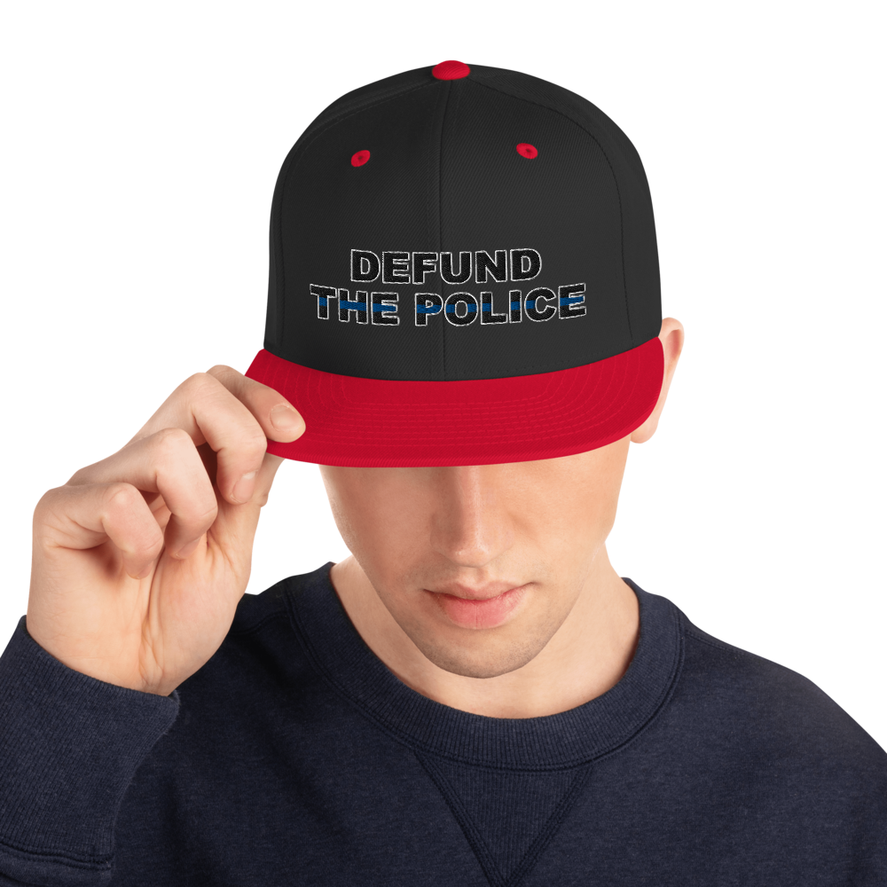 Defund the Police Snapback Hat - Proud Libertarian - Proud Libertarian