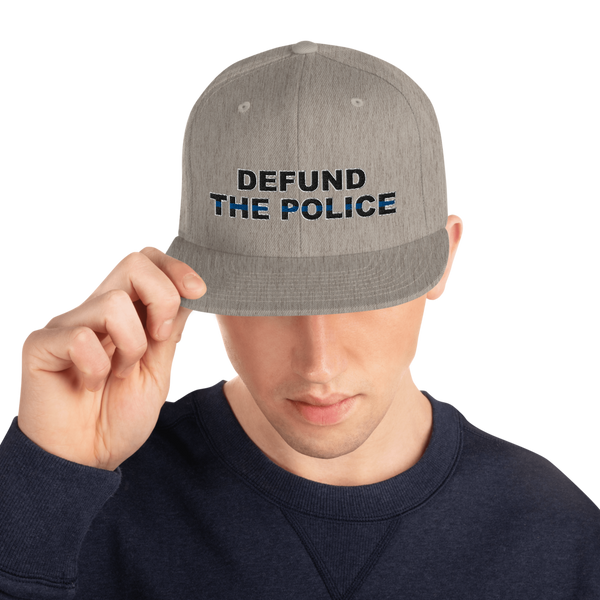 Defund the Police Snapback Hat - Proud Libertarian - Proud Libertarian