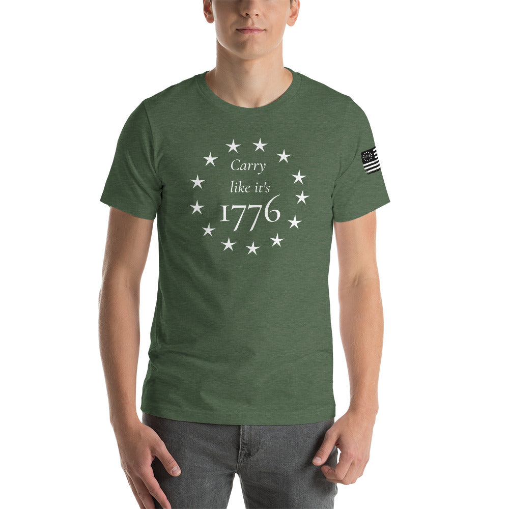 Carry like it's 1776 Short-Sleeve Unisex T-Shirt - Proud Libertarian - Proud Libertarian