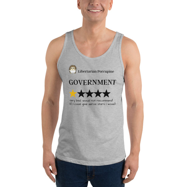 Government Very Bad Unisex Tank Top - Proud Libertarian - Proud Libertarian