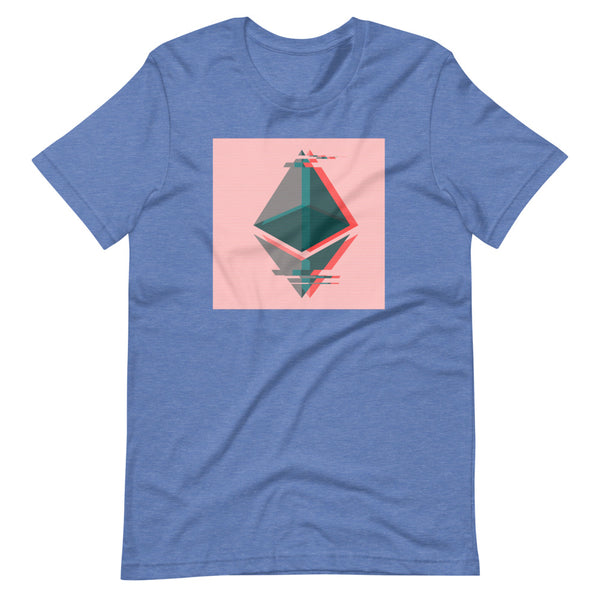 Ethereum3D Short-Sleeve Unisex T-Shirt - Proud Libertarian - Libertarian Frontier