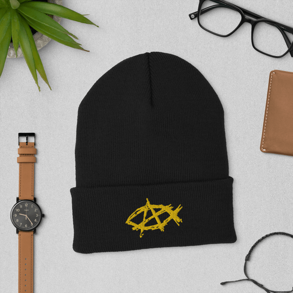 AnarchoChristian Cuffed Beanie - Proud Libertarian - AnarchoChristian