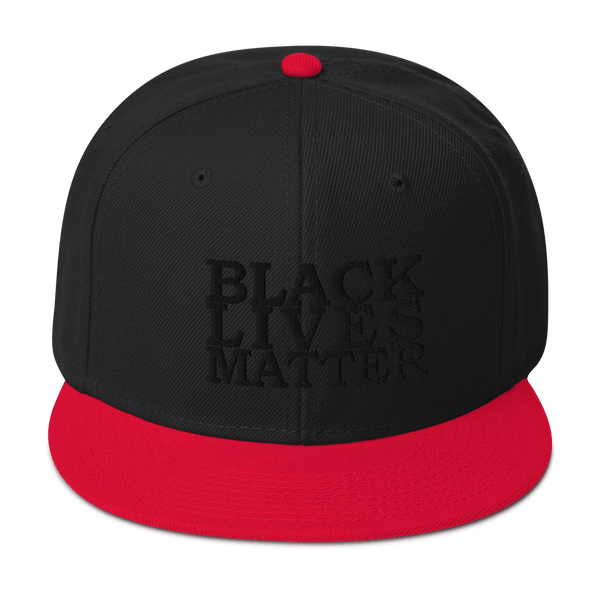 Black Lives Matter Low Contrast Snapback Hat - Proud Libertarian - Proud Libertarian