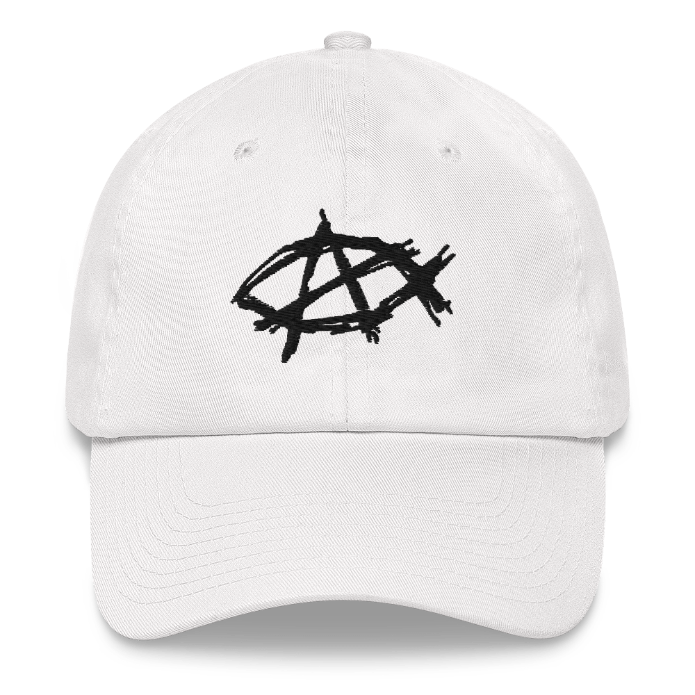 AnarchoChristian Dad hat - Proud Libertarian - AnarchoChristian