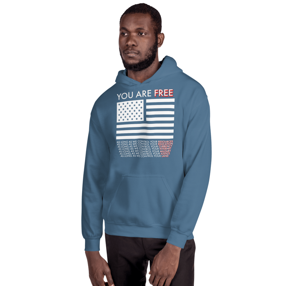 You are Free Unisex Hoodie - Proud Libertarian - Proud Libertarian