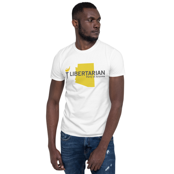 Libertarian Party of Arizona Short-Sleeve Unisex T-Shirt - Proud Libertarian - Proud Libertarian