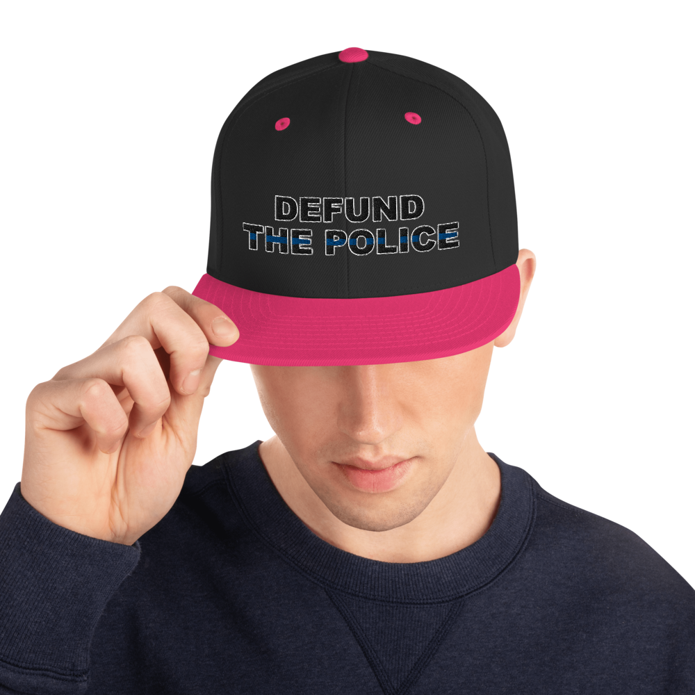Defund the Police Snapback Hat - Proud Libertarian - Proud Libertarian