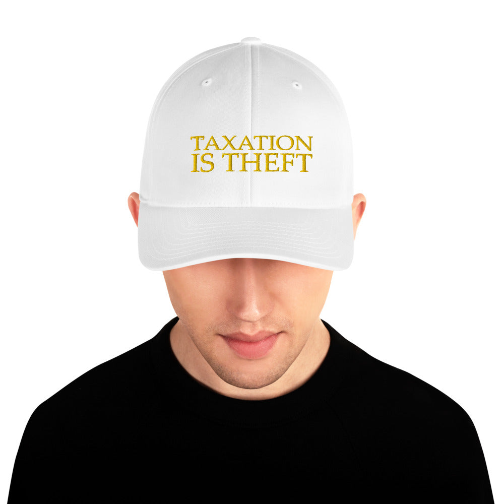 Taxation is Theft Structured Twill Cap - Proud Libertarian - Libertarian Frontier