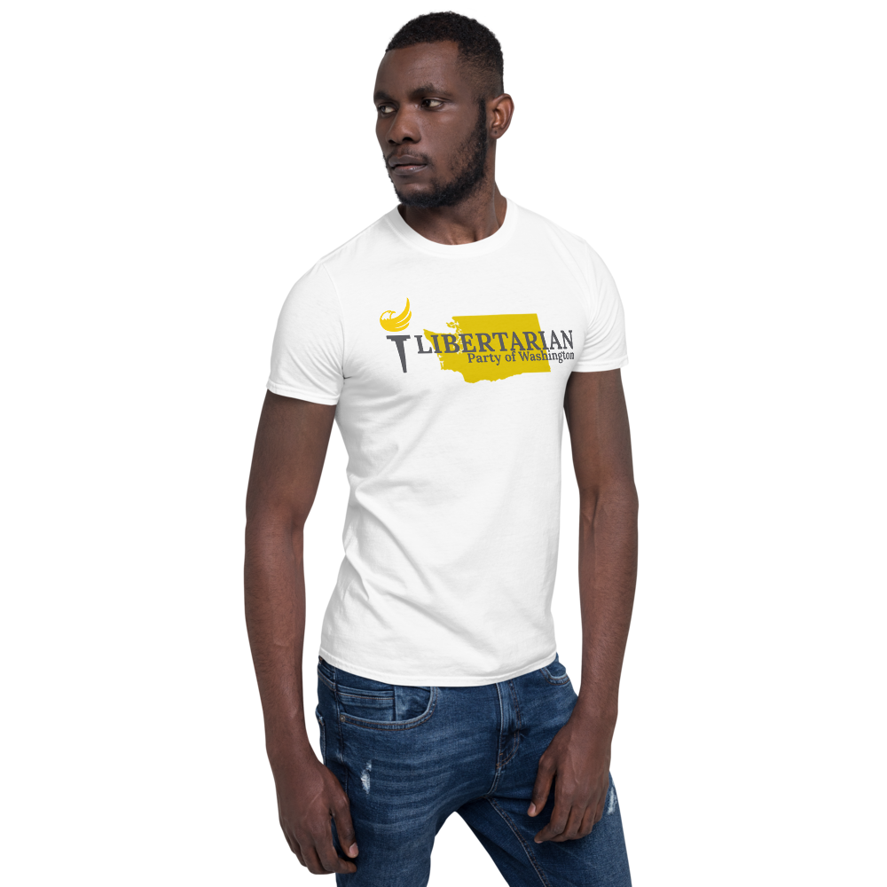 Libertarian Party of Washington Short-Sleeve Unisex T-Shirt - Proud Libertarian - Proud Libertarian