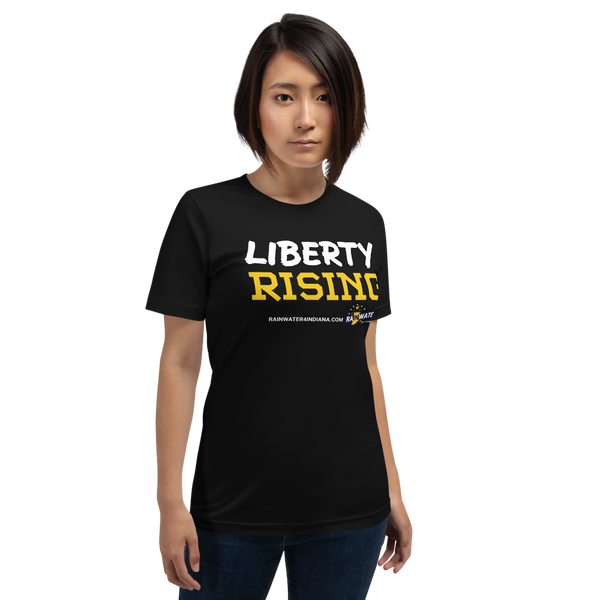 Liberty Rising - Rainwater for Indiana T-Shirt - Proud Libertarian - Donald Rainwater