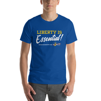 Liberty Is Essential - Rainwater for Indiana T-Shirt - Proud Libertarian - Donald Rainwater