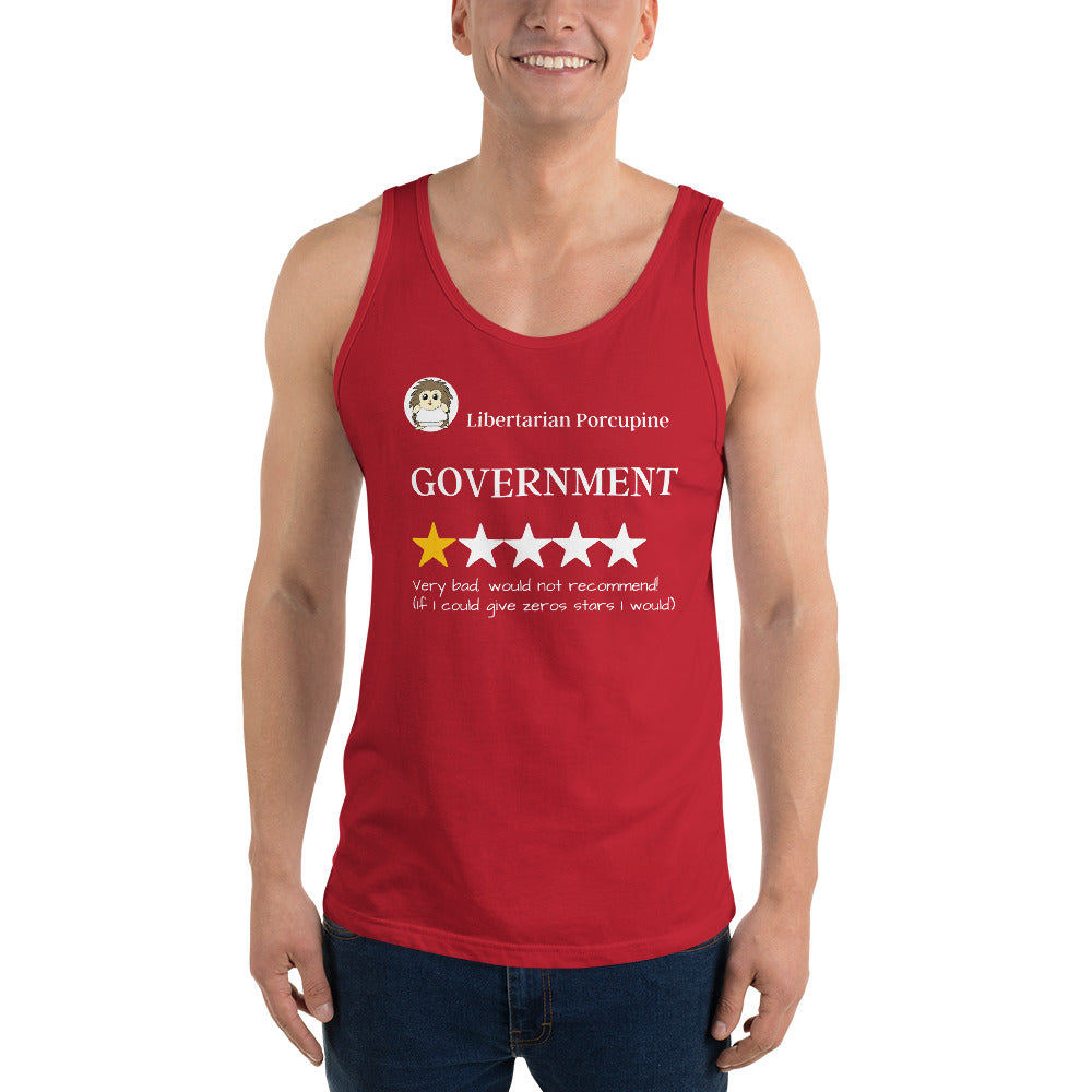 Government Very Bad Unisex Tank Top - Proud Libertarian - Proud Libertarian