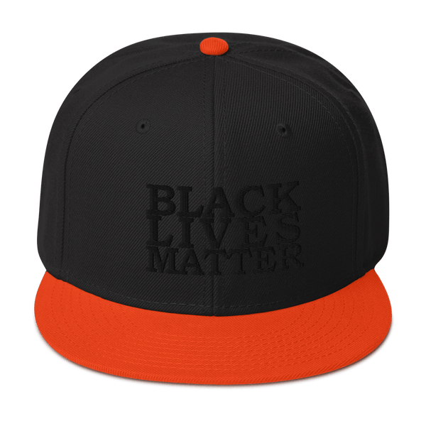 Black Lives Matter Low Contrast Snapback Hat - Proud Libertarian - Proud Libertarian