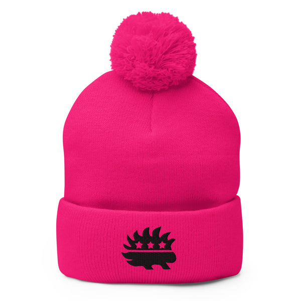 Libertarian Porcupine Pom-Pom Beanie - Proud Libertarian - Proud Libertarian