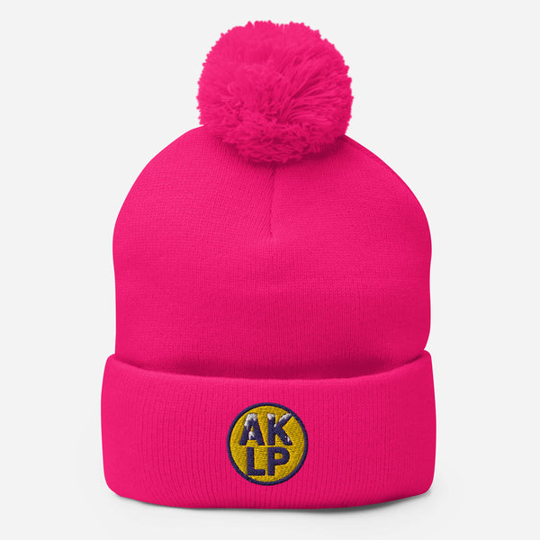 Alaska Libertarian Party Pom-Pom Beanie - Proud Libertarian - Alaska Libertarian Party