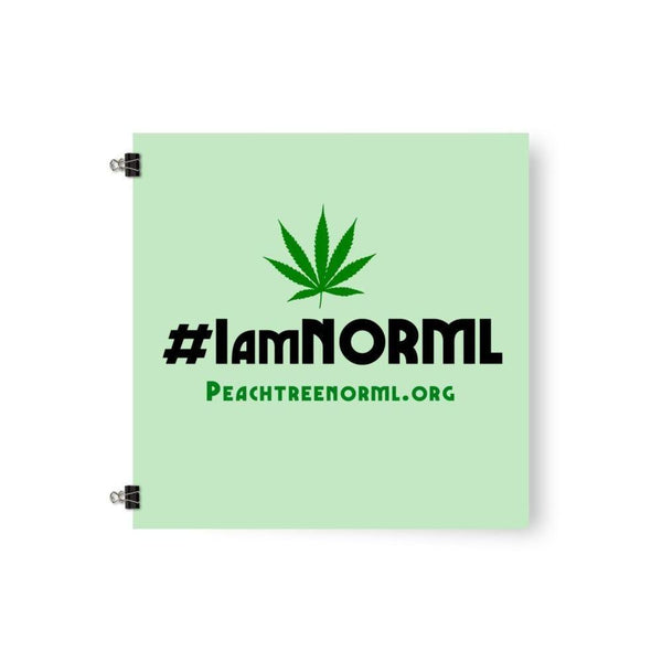 #IAmNORML Photo paper poster - Proud Libertarian - Peachtree NORML