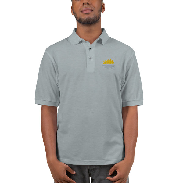 Libertarian Party Porcupine (Two-Color) Men's Premium Polo - Proud Libertarian - Proud Libertarian