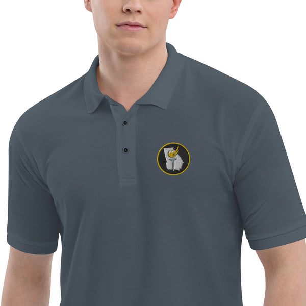 Libertarian Party of Georgia Men's Premium Polo - Proud Libertarian - Libertarian Party of Georgia