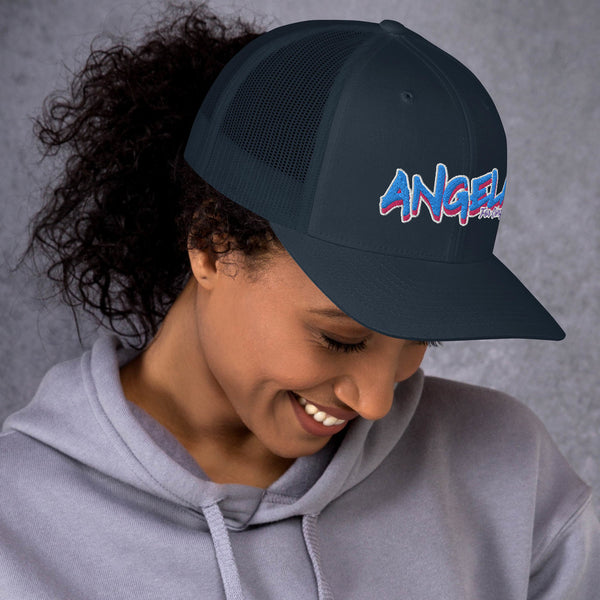 Angela For Congress Trucker Cap - Proud Libertarian - Angela Pence