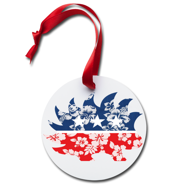 Hawaiian Porcupine Holiday Ornament - Proud Libertarian - Libertarian Frontier