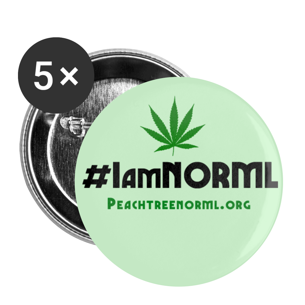 #IAmNORML Buttons large 2.2'' (5-pack) - Proud Libertarian - Peachtree NORML