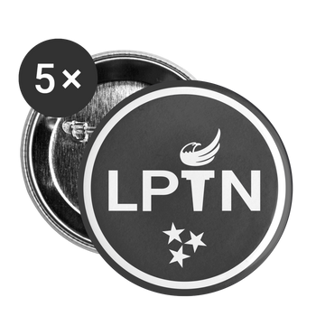 LPTN (Gray) Buttons large 2.2'' (5-pack) - Proud Libertarian - Libertarian Party of Tennessee