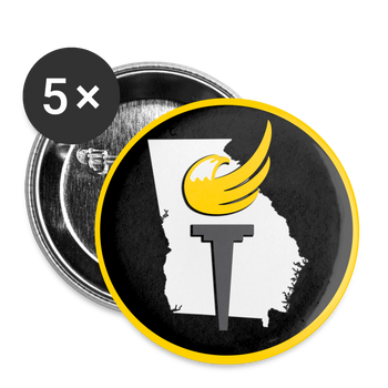 LP Georgia Buttons small 1'' (5-pack) - Proud Libertarian - Libertarian Party of Georgia