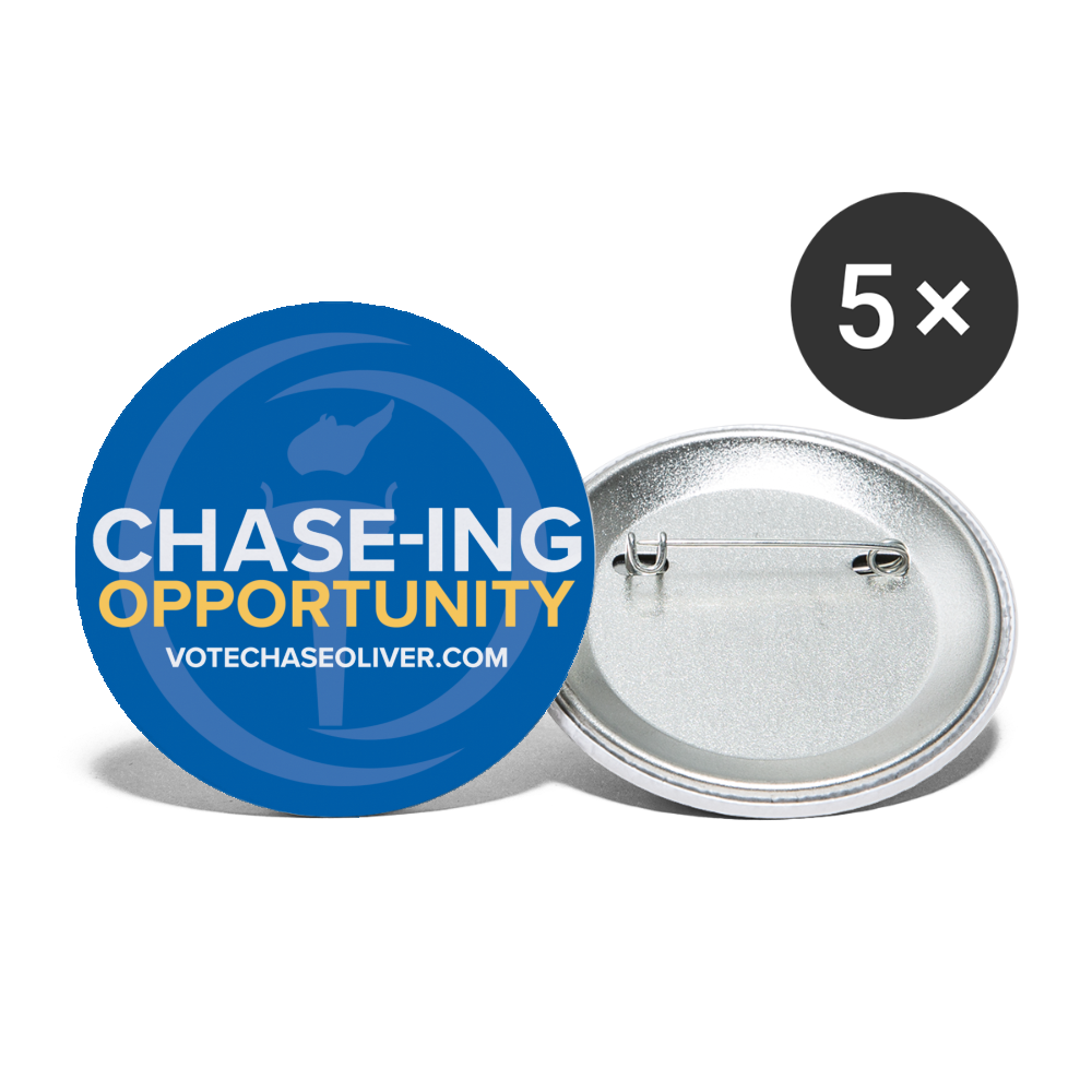 Chase-ing Opportunity Chase Oliver for President Buttons large 2.2'' (5-pack) - Proud Libertarian - Chase Oliver