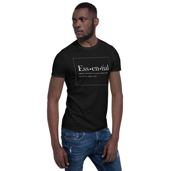 Essential (Ess-en-tial) Definition Short-Sleeve Unisex T-Shirt - Proud Libertarian - Expressman