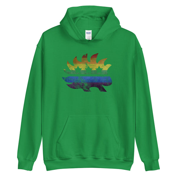 LGBTQ+ Pride Porcupine Unisex Hoodie - Proud Libertarian - Proud Libertarian