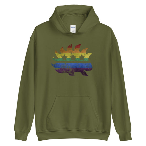 LGBTQ+ Pride Porcupine Unisex Hoodie - Proud Libertarian - Proud Libertarian