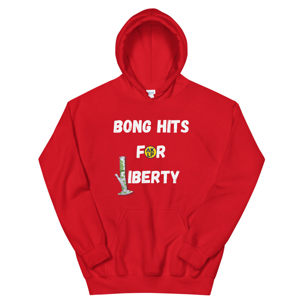 Bong Hits for Liberty Alaska LP Unisex Hoodie - Proud Libertarian - Alaska Libertarian Party