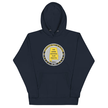 Libertarian Party of Alabama - We Dare Defend our Rights Unisex Hoodie - Proud Libertarian - Libertarian Party of Alabama