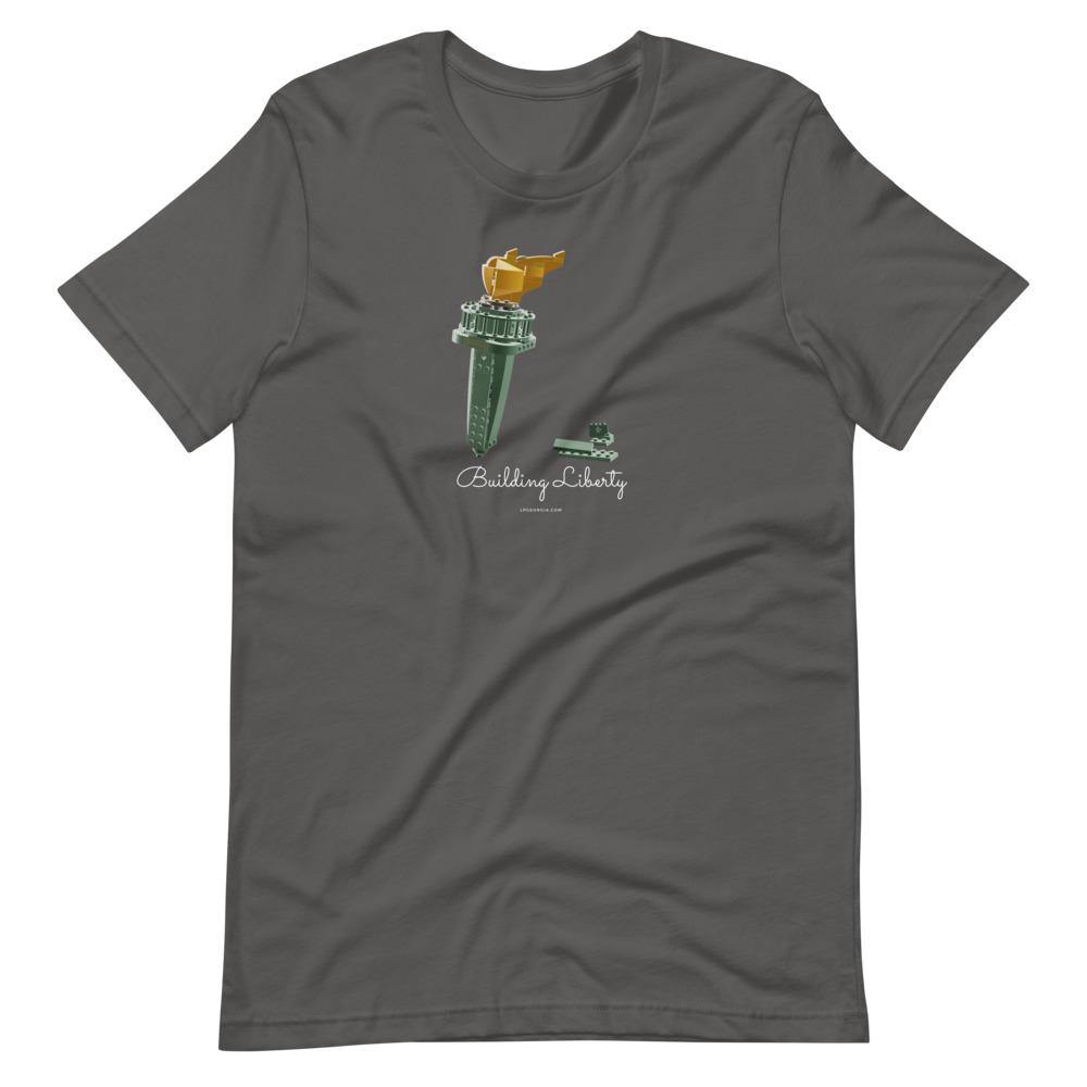 Building Liberty Short-Sleeve Unisex T-Shirt - Proud Libertarian - Libertarian Party of Georgia