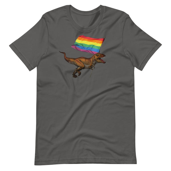 LGBT-Rex Short-Sleeve Unisex T-Shirt - Proud Libertarian - Proud Libertarian