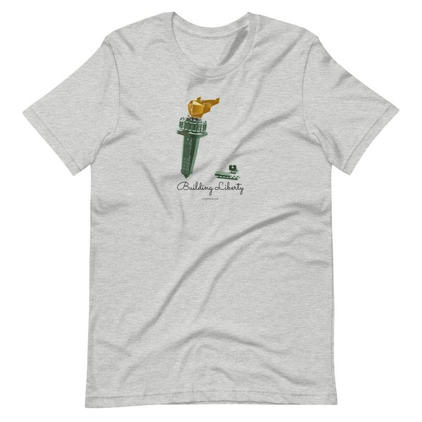 Building Liberty Short-Sleeve Unisex T-Shirt - Proud Libertarian - Libertarian Party of Georgia