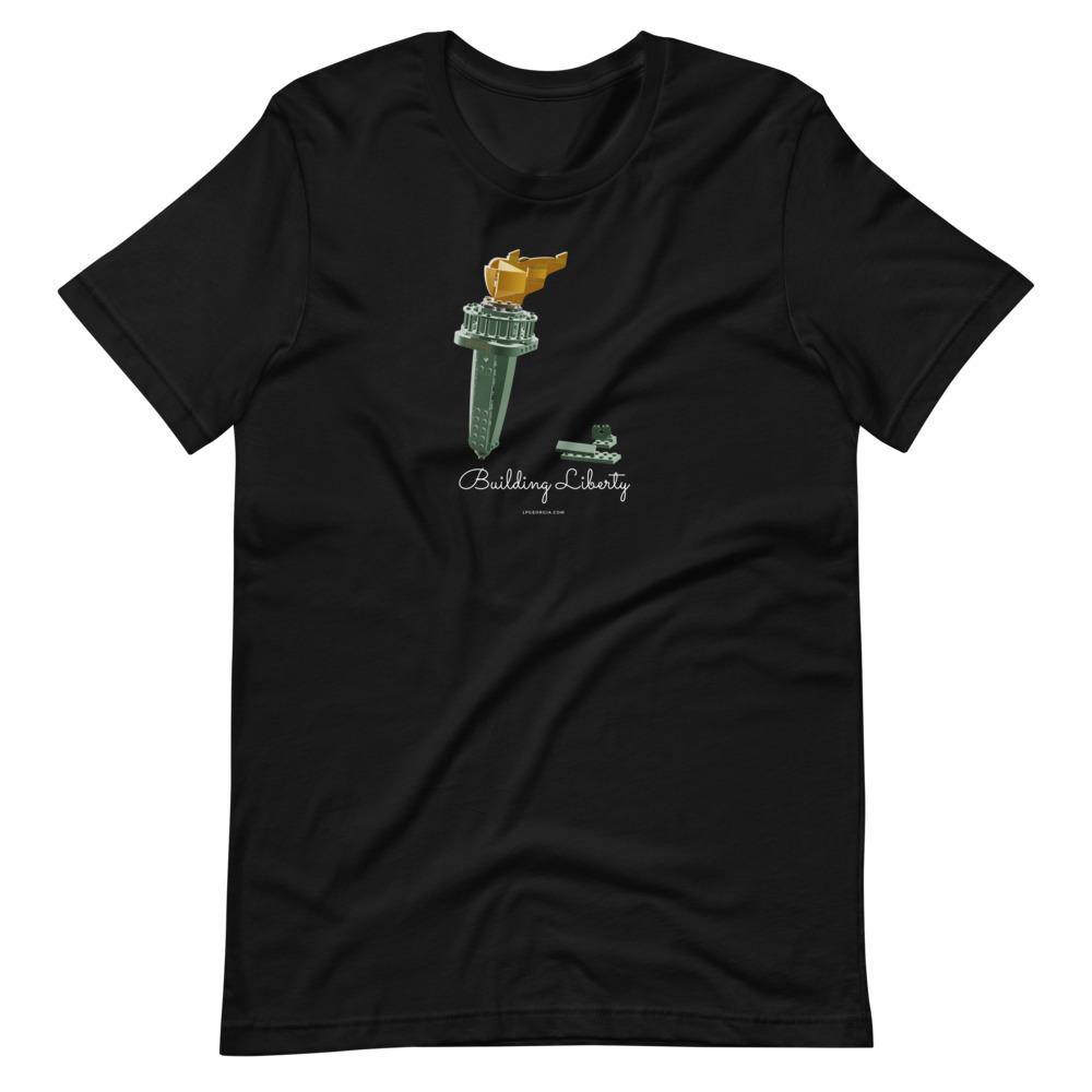 Building Liberty Short-Sleeve Unisex T-Shirt - Proud Libertarian - Libertarian Party of Georgia