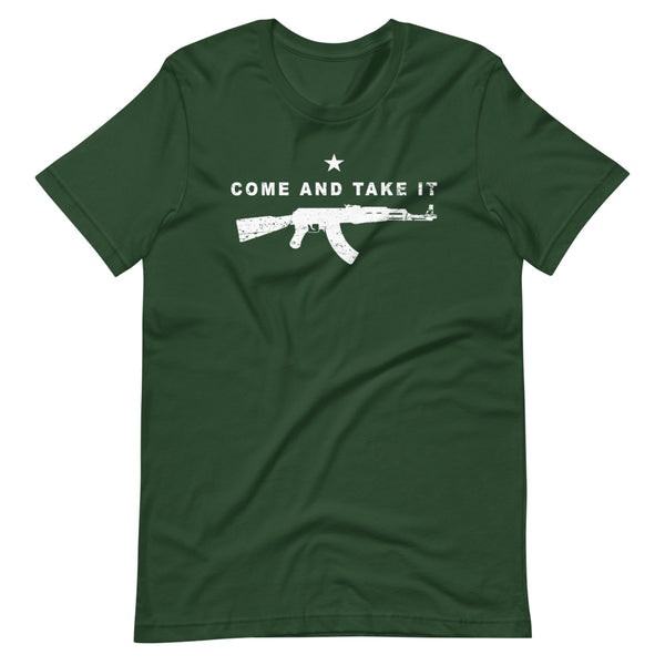 Come and Take it AK-47 Short-Sleeve Unisex T-Shirt - Proud Libertarian - Libertarian Frontier