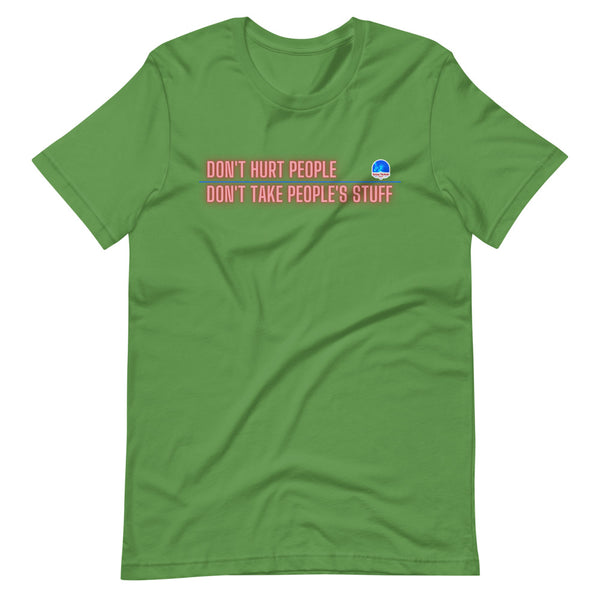 Don't Hurt People, Don't Take People's Stuff Short-Sleeve Unisex T-Shirt - Proud Libertarian - The Brian Nichols Show