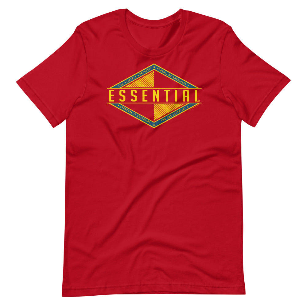 Liberty is Essential Short-Sleeve Unisex T-Shirt - Proud Libertarian - Pirate Smile